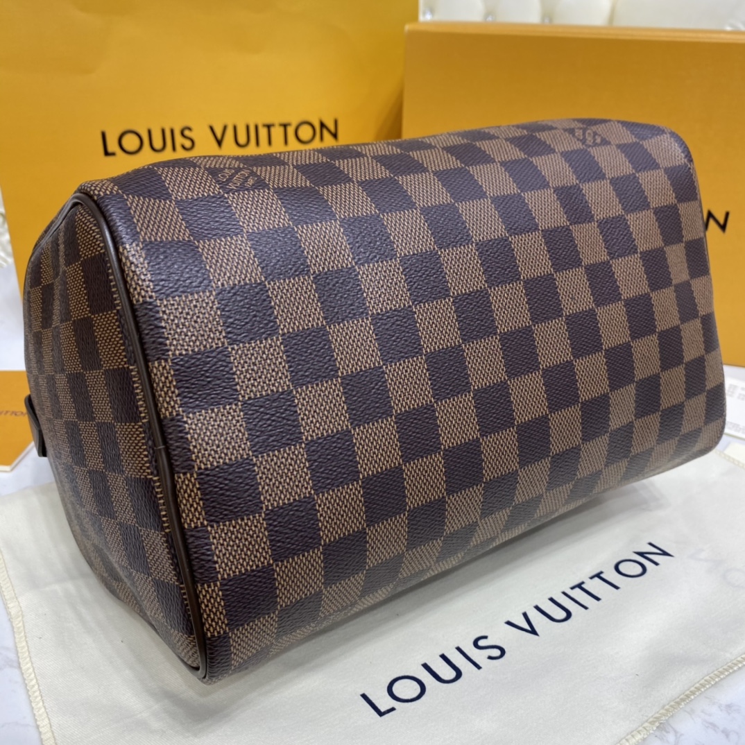 Louis Vuitton SPEEDY BANDOULIERE 25 Damier Ebene Handbag N41365 